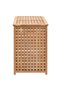 Laundry basket, 87.5x46x67 cm, solid walnut wood - 4