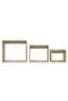 Stackable coffee tables, 3 pcs., sonoma oak, chipboard - 6