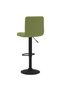 Bar stool, light green, Velvet - 5