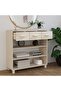 Console table, honey brown, 90x35x90 cm, solid pine wood - 3