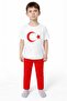 Unisex Oversized 23 April Flag B Printed P Cotton U Crew Neck Short Sleeve Black T-Shirt