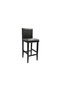 Bar table with 2 bar stools, black - 5