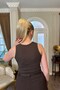 U Neck Accessory Detailled Tank Top - 4