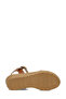 409064.Z6Fx Tan Women Wedge Heel Sandals - 6
