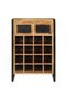 Wine rack for 16 bottles, solid mango wood - 2