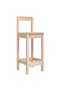 Bar stools, 2 pcs., 40x41.5x112 cm, solid pine wood - 3