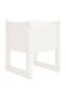 Planter, white, 40x40x52.5 cm, solid pine wood - 2