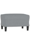 Stool, light gray, 60x50x41 cm, textile - 2