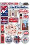 London Themed Sticker Set 22X30 cm – England London Sticker Set, Laptop & Luggage Sticker - 2