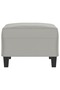Stool, light gray, 70x55x41 cm, microfiber - 4