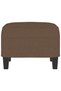 Stool, brown, 60x50x41 cm, textile material - 4