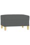 Stool, dark gray, 70x55x41 cm, textile - 2