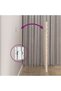 Wall-mounted headboard, 106x3x91.5 cm, solid pine wood - 6