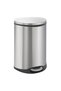 Shell pedal bin, matt silver, 2x22 L - 2