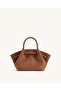 Hana Mini Faux Suede Tote Brown - 5