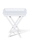 Side table with tray, white - 3