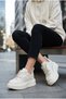 122230013 Icy Sneaker Women's Casual Comfort High Eva Sole Sports Shoes Off-White - 3