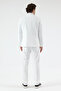 Pique Men's White Poly Viscose Fabric Knitted Jacket+Pants+ Vest Set Slim Fit Suit - 8