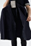 Pique Men's Dark Navy Blue Half Lined Mono Collar Stretchy Poly Viscose Fabric Slimfit Sports Blazer Jacket - 4