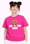 Girl's 3-Piece T-Shirt Set Cotton Pieces Printed Casual T-Shirts (Pink-White) Summer Comfortable T-Shirt - 2