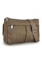 Ladies Casual Crossbody Bag, Khaki - 3