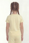 Girls' Short Sleeve Crew Neck T-Shirt - 4