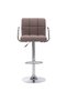 283418 Bar Stool Taupe Fabric - 2