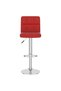 Bar stool, wine red, eco- Leather - 3