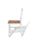 Kitchen chairs, 4 pcs., white, pine wood - 4