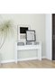 Console table, white, 105x30x80 cm, chipboard
