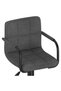 Scaun de bar, gri închis, material textil - 7