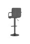Bar stool, dark grey, Velvet - 6