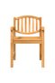 Garden table set, solid teak wood, 5 pieces - 5