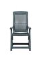 Folding garden chairs, 2 pcs., green, plastic - 3