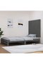 Wall-mounted headboard, gray, 108x3x90 cm, solid pine wood