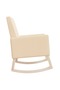 Scaun balansoar, crem, material textil - 4