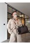 TENCEL™ Fabric Pocketed Shirt Cargo Pants Suit Beige - 3
