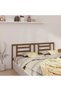 Bedside table, honey brown, 186x4x100 cm, solid pine wood