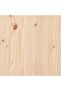 Garden table, 82.5x82.5x45 cm, solid pine wood - 7