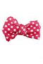 - Mira Assorted Big Ribbon Bow Headband for Babies - Pink & White Polka Dots Print - 2