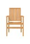 Garden table set, solid teak wood, 5 pieces - 5
