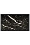 Console table, black, 60x35x75 cm, tempered glass - 4