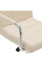 Scaun de bar, crem, material textil - 6