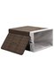 Bamboo Laundry Basket Rectangular Dark Brown - 3