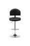 Bar stool, black, eco- Leather - 2
