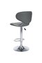Bar stools, 2 pcs., gray, eco- Leather - 5