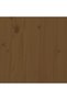 Bedside table, honey brown, 186x4x100 cm, solid pine wood - 5