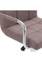 283418 Bar Stool Taupe Fabric - 6