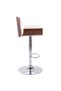 Bar stool, white, eco- Leather - 3