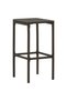 Bar stools with cushions, 3 pcs., brown, polyrattan - 3